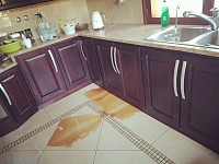 Sarco de água com cor