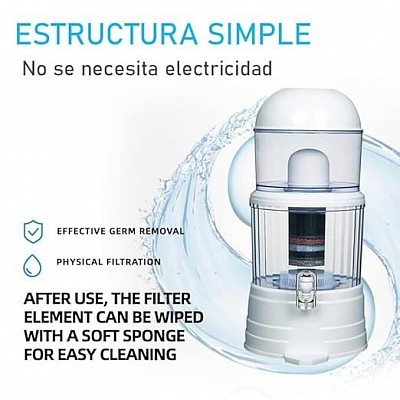 DISPENSADOR E PURIFICADOR de agua 2.500MT