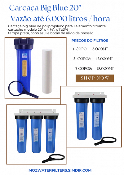 Carcaça Azul 20