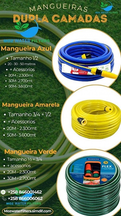 Filtros de agua triplo