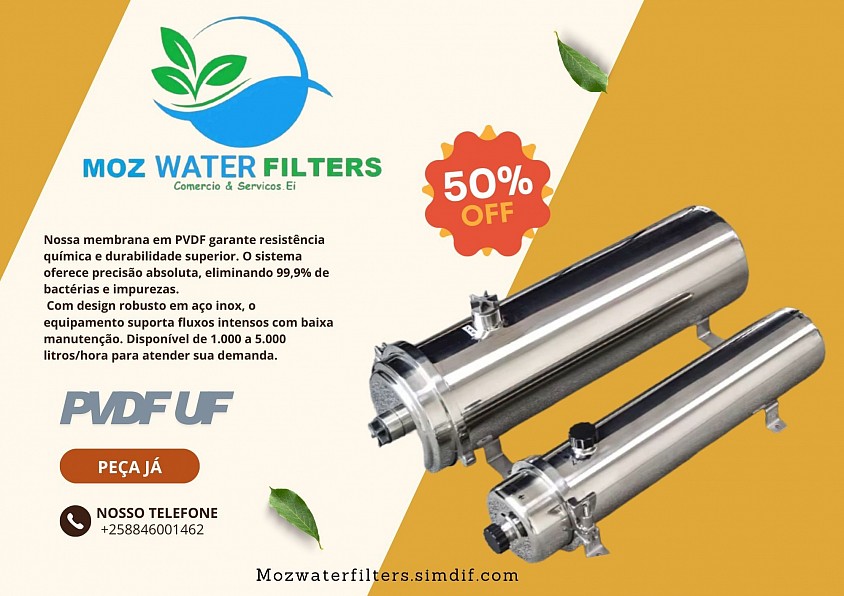 PVDF UF MEMBRANA ULTRAFILTRACAO                   20.000Mt